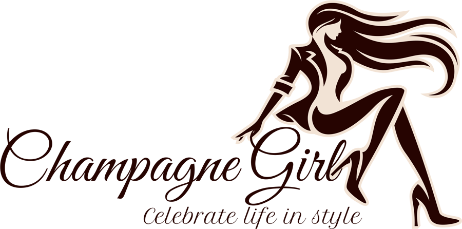 champagne girl logo